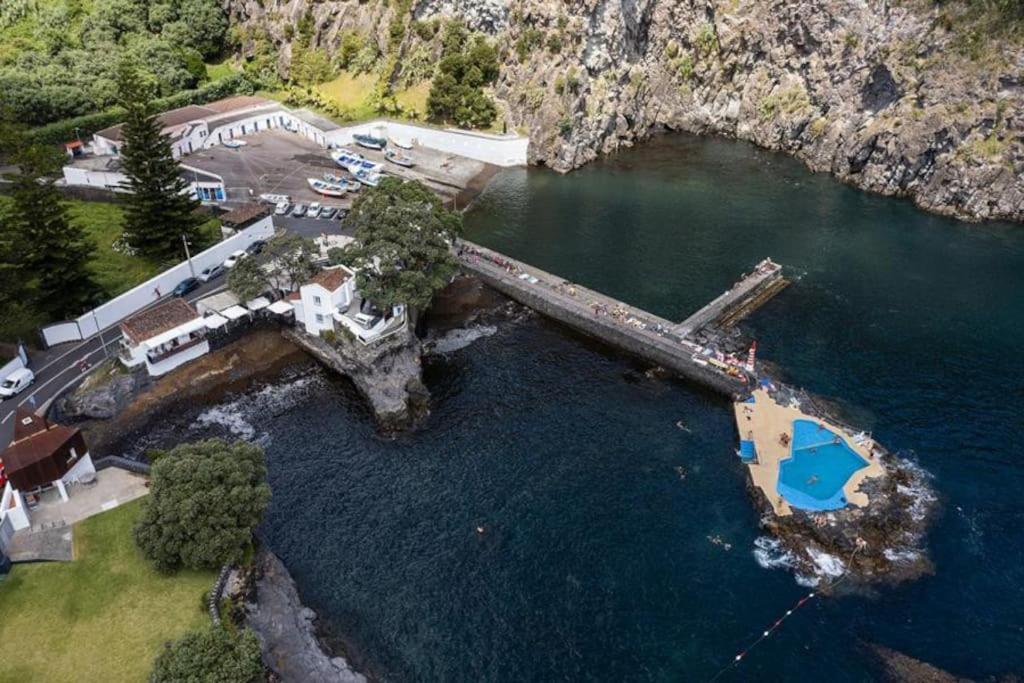 O Nosso Refugio Villa Agua de Pau Bagian luar foto