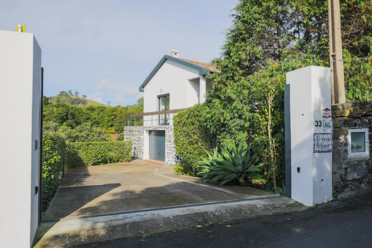 O Nosso Refugio Villa Agua de Pau Bagian luar foto